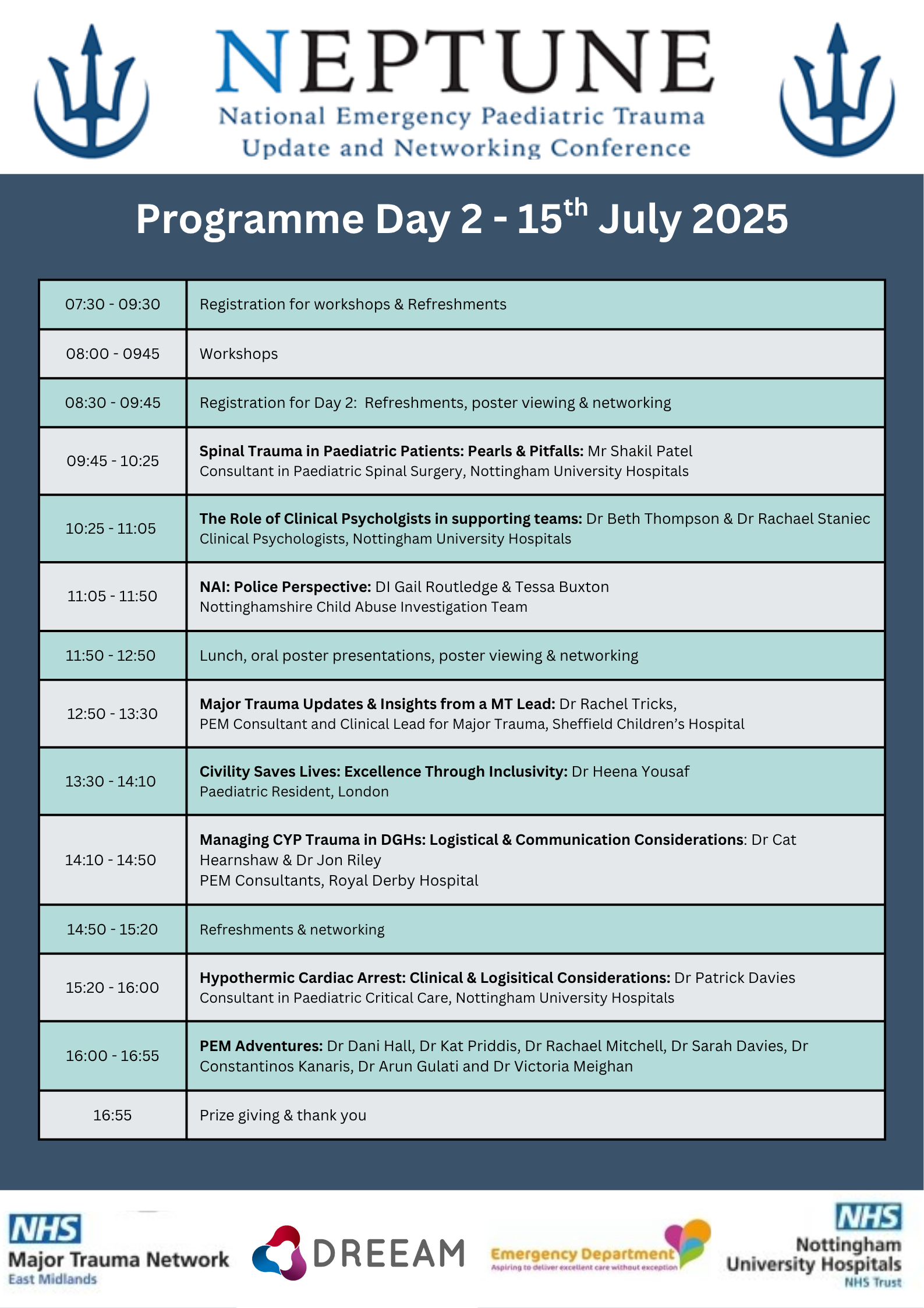Day 2 Programme